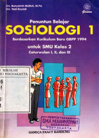 Image of Penuntun Belajar Sosiologi 1 : Untuk SMU Kelas 2 Cawu I, II, dan III (1995)