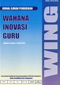 Image of Jurnal Ilmiah Pendidikan: Wahana Inovasi Guru