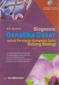 Image of Biognosis : Genetika Dasar Untuk Persiapan Kompetisi Sains Nasional SMA Bidang Biologi
