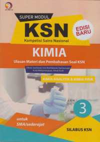 Image of Super modul KSN SMA kimia analitik dan kimia fisik