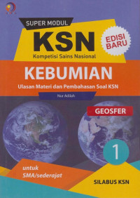 Image of Super modul KSN SMA kebumian geosfer