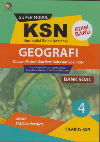 Image of Super modul KSN SMA bank soal geografi